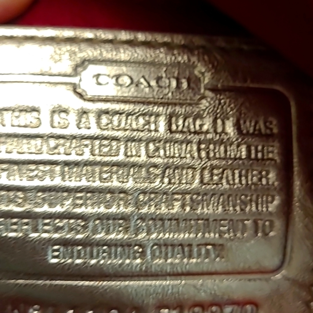New vintage coach purse gold brown